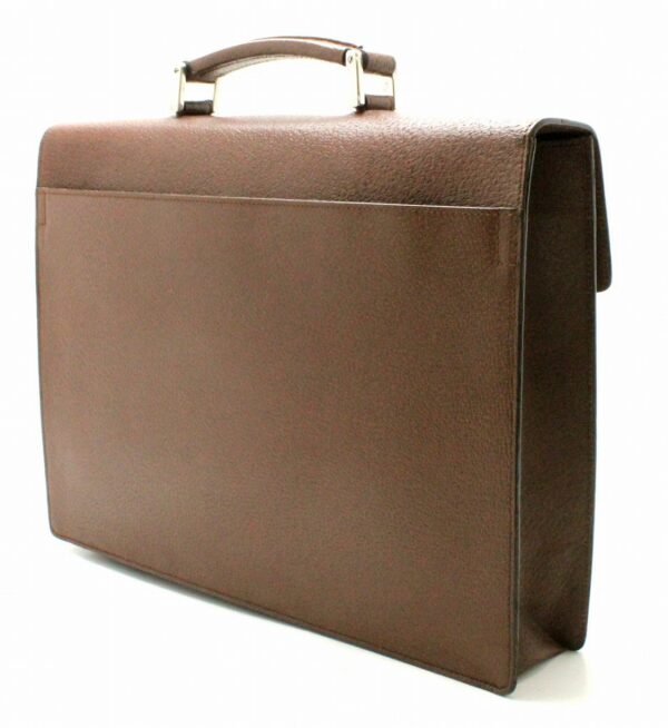 11711316 1 Prada Briefcase Document Bag Leather Brown