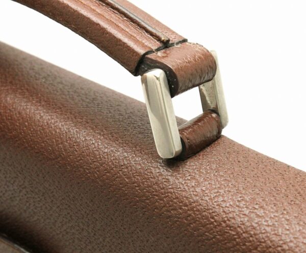 11711316 6 Prada Briefcase Document Bag Leather Brown