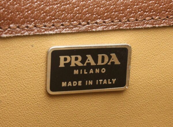 11711316 8 Prada Briefcase Document Bag Leather Brown