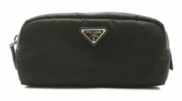 11720093 Prada Nylon Pouch Multi Pouch Nero Black