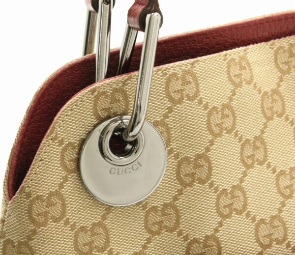 11720155 6 Gucci GG Bag Khaki Beige Bordeaux