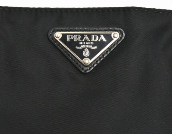 11720207 8 Prada Tote Bag Nylon Leather Nero Black