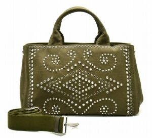 11720208 Celine Macadam Pattern Vanity Pouch Brown