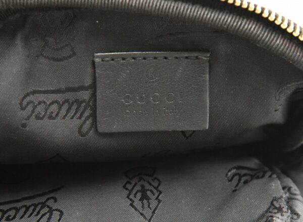 11720213 8 Gucci Guccisima Waist Bag Leather Black