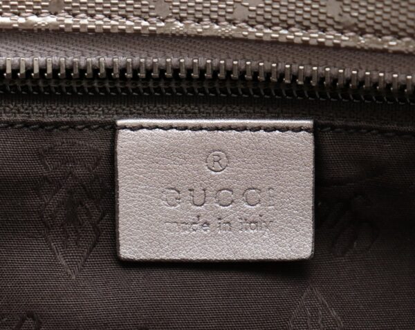 11721341 8 Gucci GG Implement Tote Bag Silver Gray