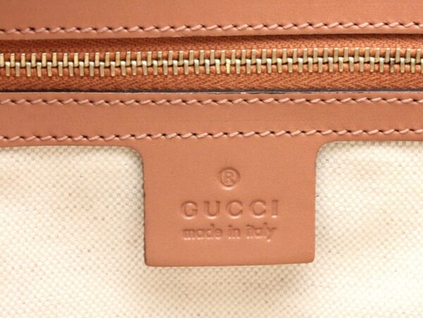 11730854 8 Gucci GG Heart Bit Tote Bag Bamboo Khaki Beige