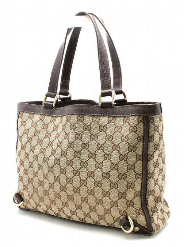 11730863 1 Gucci GG Shoulder Tote Khaki Beige Brown