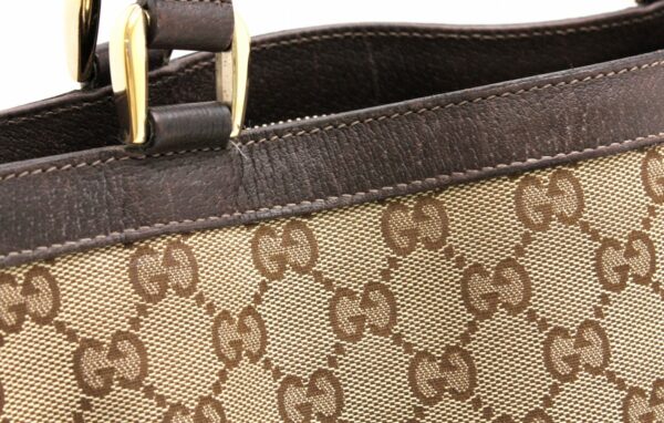 11730863 6 Gucci GG Shoulder Tote Khaki Beige Brown