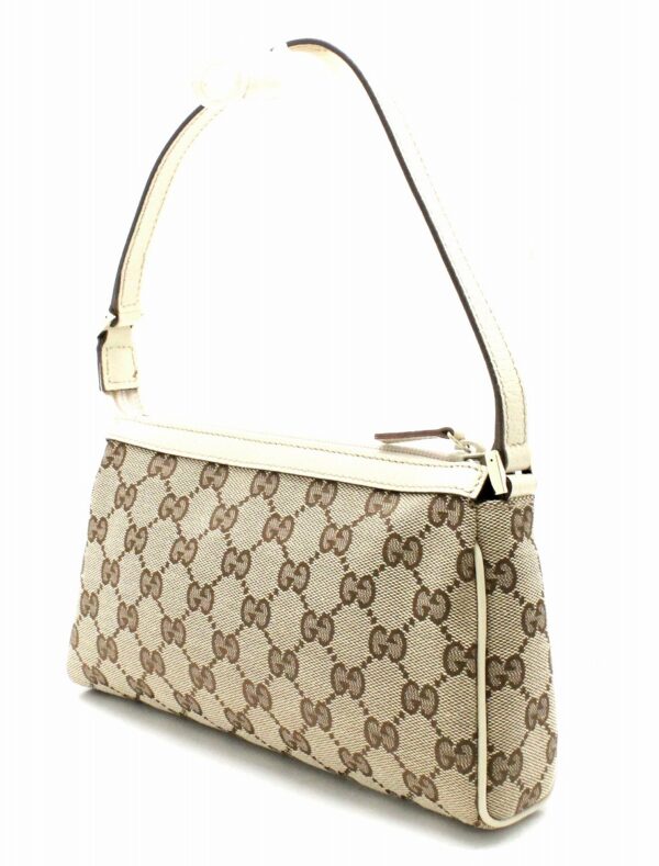 11731348 1 Gucci GG Accessory Pouch Sub Bag Beige Brown