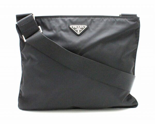 11741120 Prada Shoulder Bag Crossbody Nylon Nero Black