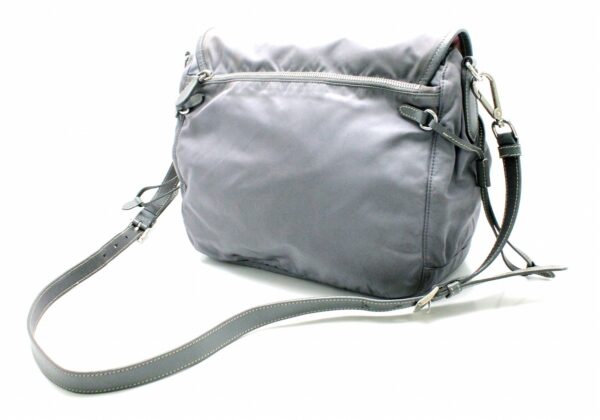 11741965 1 Prada Nylon Shoulder Bag Gray