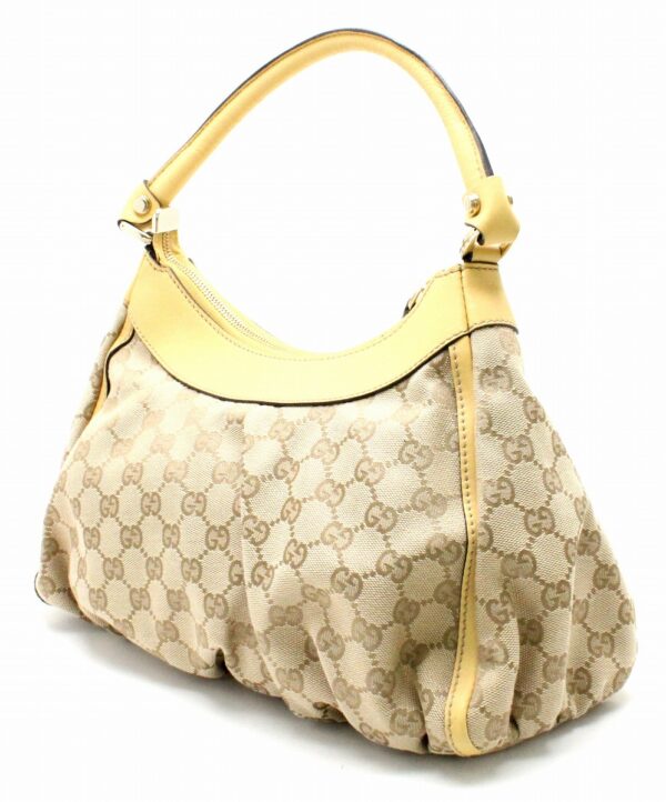 11741979 1 Gucci GG Abbey Handbag Beige Cream Yellow