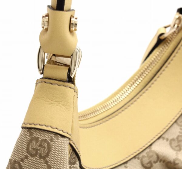 11741979 6 Gucci GG Abbey Handbag Beige Cream Yellow