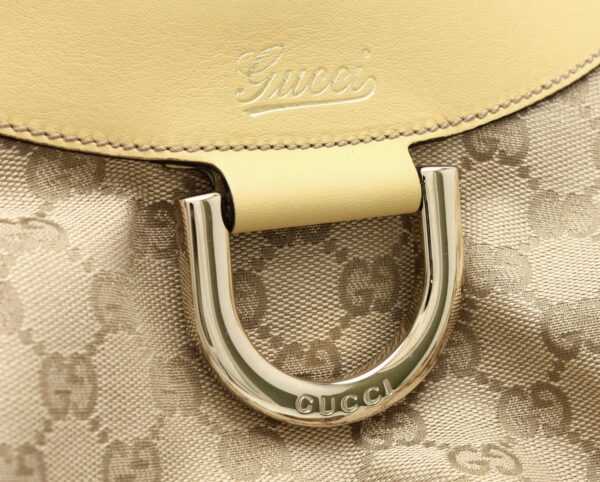 11741979 7 Gucci GG Abbey Handbag Beige Cream Yellow