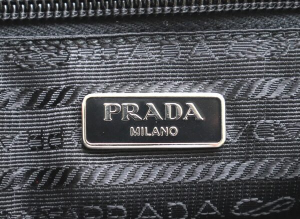 11742007 8 Prada Messenger Bag Nylon Leather Nero Black