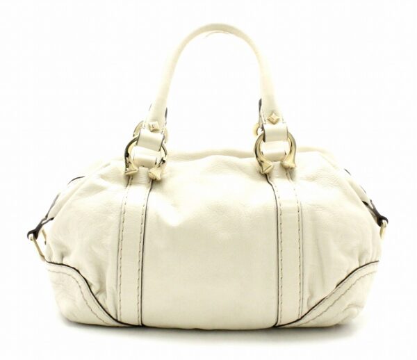 11742011 Gucci Mini Handbag Leather Ivory White