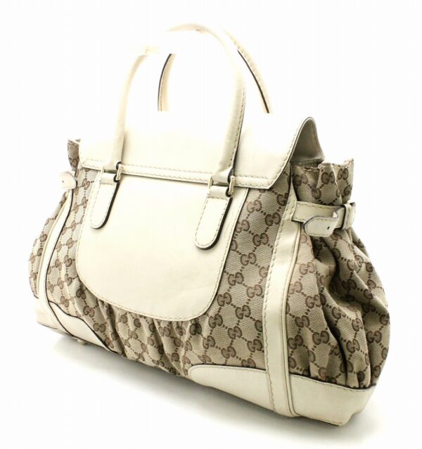 11742023 1 Gucci GG Queen Tote Bag Khaki Beige Brown