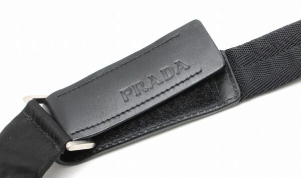 11750193 3 Prada Body Bag Nylon Leather Nero Black