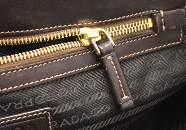 11750211 5 Prada Jacquard Tote Bag Hardware