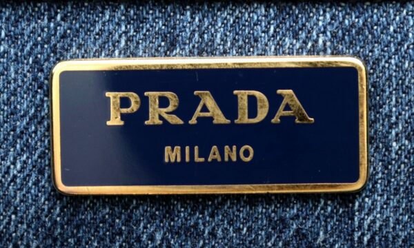 11751130 8 Prada Canapa Tote Bag Denim Blue