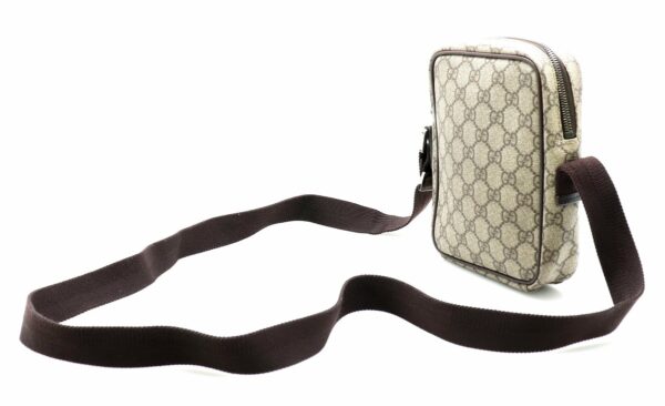 11751612 1 Gucci GG Supreme Crossbody Bag Beige Brown