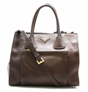 11761845 MCM Shoulder Bag Brown Black