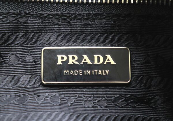 11770583 8 Prada Shoulder Bag Nylon Leather Nero