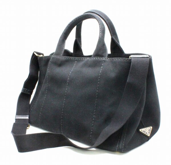 11781174 1 Prada Canapa 2WAY Tote Bag Nero Black