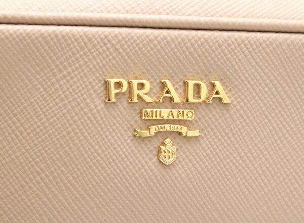 11790356 8 Prada Saffiano Shoulder Bag 2WAY Crossbody Orchidea Pink Beige