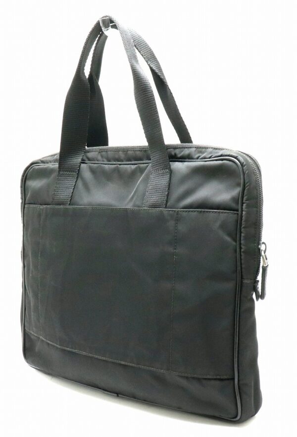 11800017 1 Prada Nylon Briefcase Nero Black