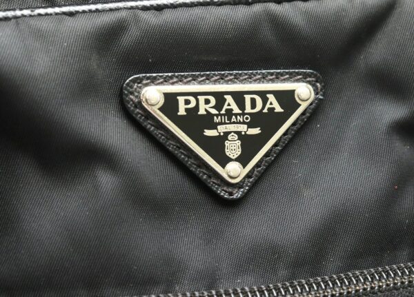 11800017 8 Prada Nylon Briefcase Nero Black