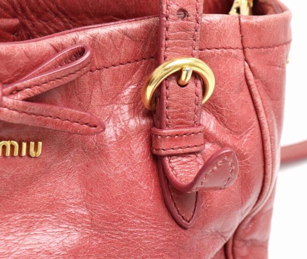 11800856 6 Miu Miu Matelassé 2Way Shoulder Bag Pink