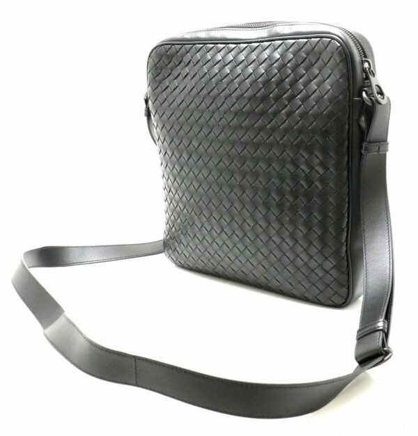 11810076 1 Bottega Veneta Intrecciato Shoulder Bag Crossbody Black