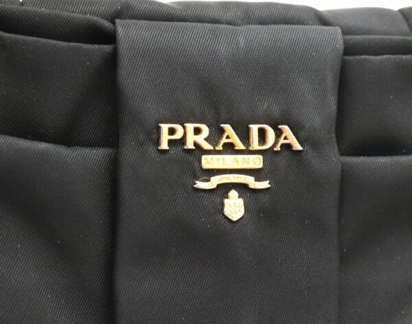 11810521 8 Prada Mini Tote Bag Ribbon Nylon Black