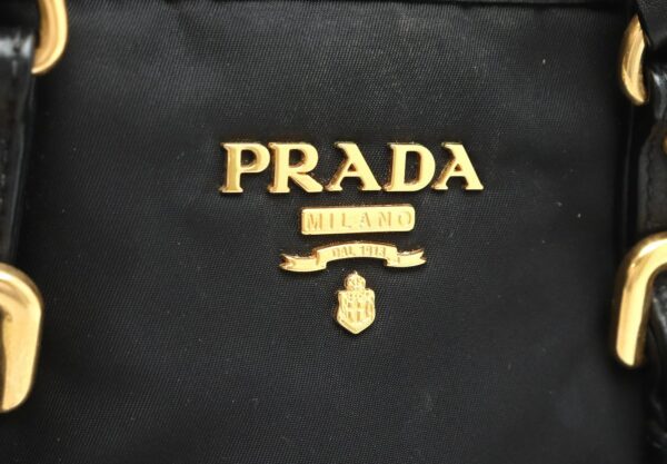 11830070 7 Prada 2WAY Handbag Crossbody Nylon Leather Nero Black