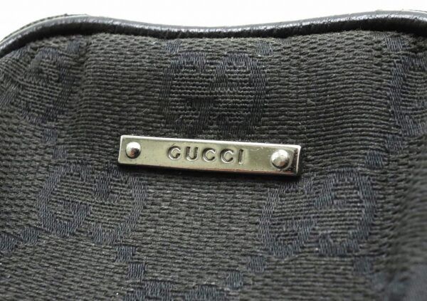 11830105 7 Gucci GG Cigarette Case Pouch Leather Black