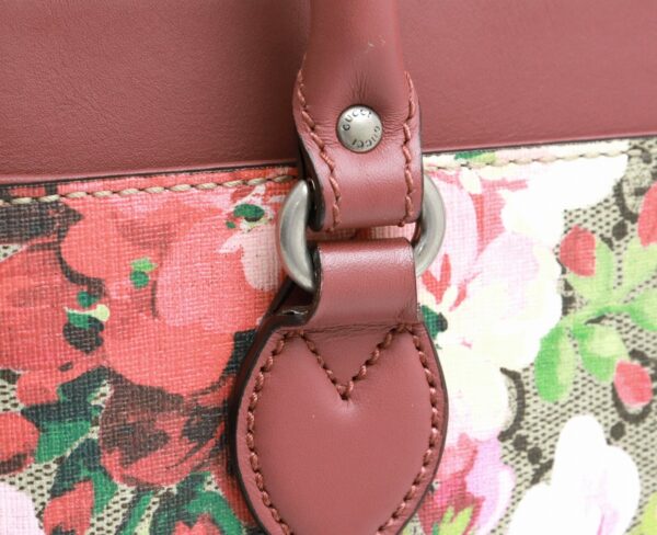 11830252 6 Gucci GG Blooms 2WAY Bag Leather Flower Beige Pink