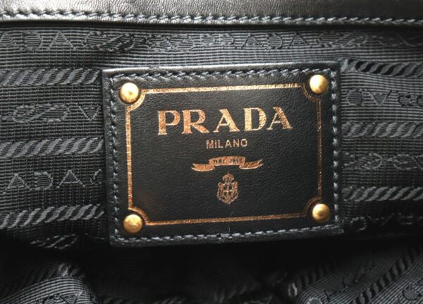 11830258 8 Prada 2WAY Shoulder Bag Nylon Leather Black