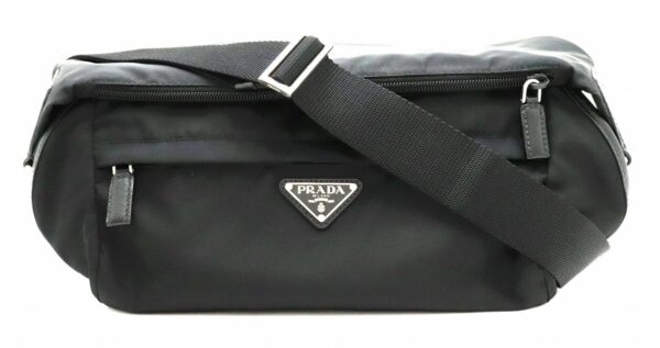 11830259 Prada Waist Pouch Nylon Nero Black