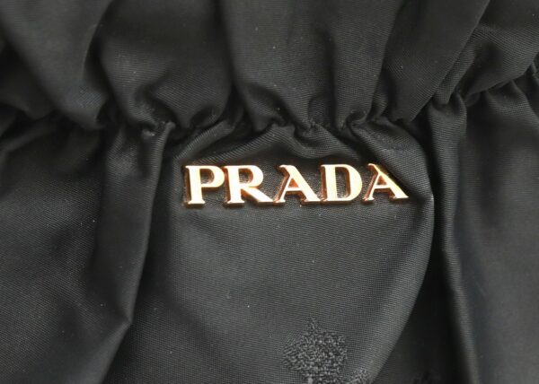 11830262 7 Prada Nylon Handbag 2WAY Side Black