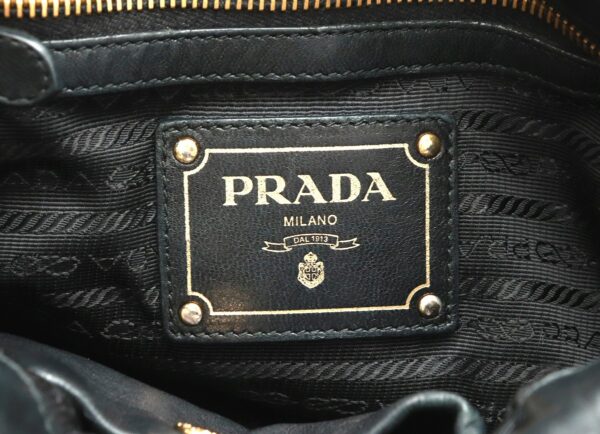 11830262 8 Prada Nylon Handbag 2WAY Side Black