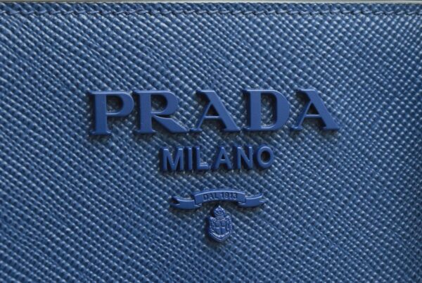 11830395 8 Prada 2WAY Shoulder Bag Saffiano Leather Bluette Navy