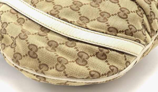 11830643 2 Gucci GG Abbey Crossbody Leather Khaki Beige Ivory