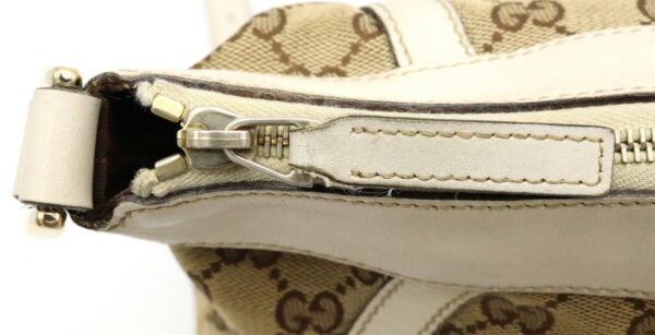 11830643 4 Gucci GG Abbey Crossbody Leather Khaki Beige Ivory