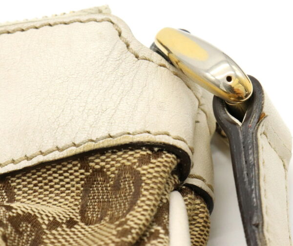 11830643 8 Gucci GG Abbey Crossbody Leather Khaki Beige Ivory