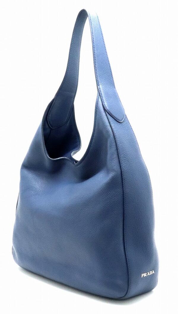 11831632 1 Prada Vit Daino Shoulder Bag Leather Bluette Blue