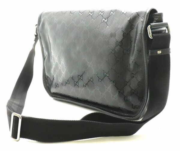 11831646 1 Gucci GG Implement Shoulder Bag Leather Black