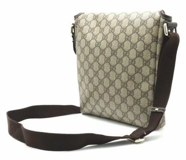 11840233 1 Gucci GG Plus Shoulder Bag Leather Khaki Beige Brown