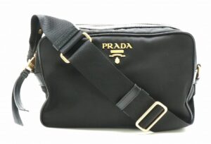 11840325 Prada VITDAINO Leather Handbag Beige