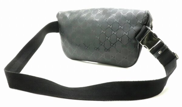 11840328 1 Gucci GG Implement Waist Bag Crossbody Leather Black